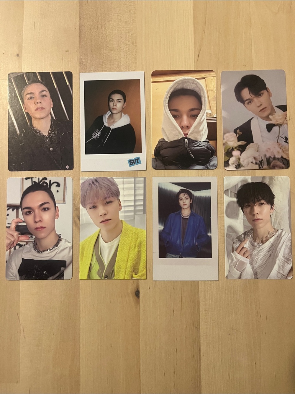 Set of 8 OFFICIAL Vernon of Seventeen photocards (set #3)